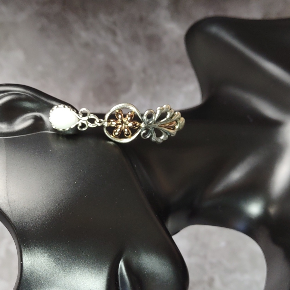 Carolyn Pollack Relios Sterling Silver/Copper Earrings